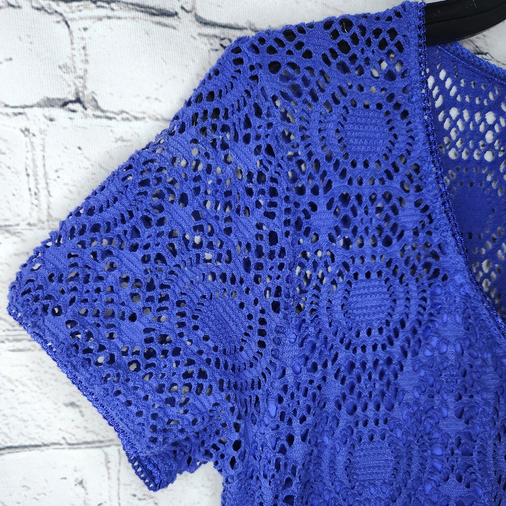 Tommy Bahama Crochet Lace Maxi Dress Size Medium - Picture 4 of 6
